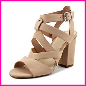 Bar III | "Mae" Blush Block Heel Sandal | Size 8.5